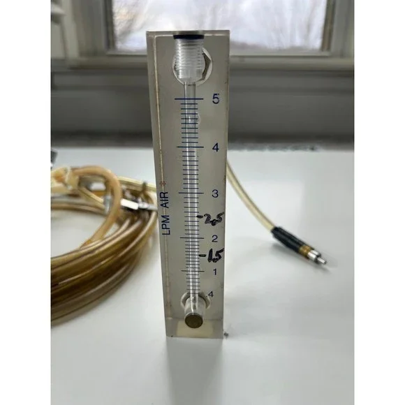 Acrylic Chemical Feed Flow Meter .4 - 50 LPM flowmeter Valve Industrial Part - Picture 1 of 4